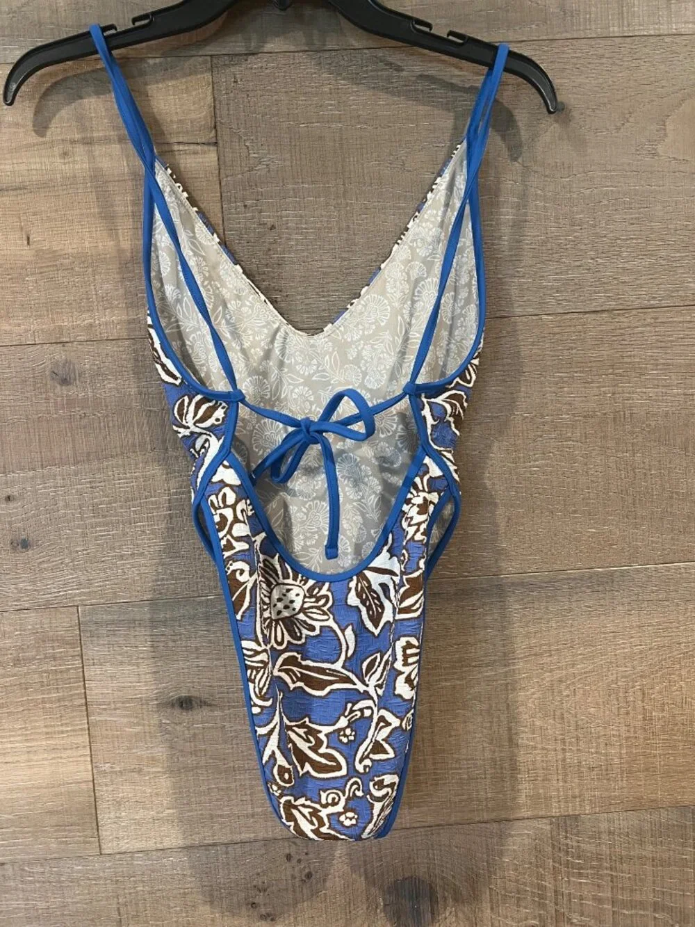 NWT FREE PEOPLE printed amber one- piece swimsuit size S